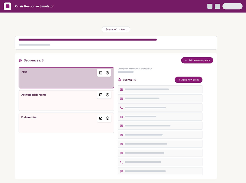 Crisis Response Simulator